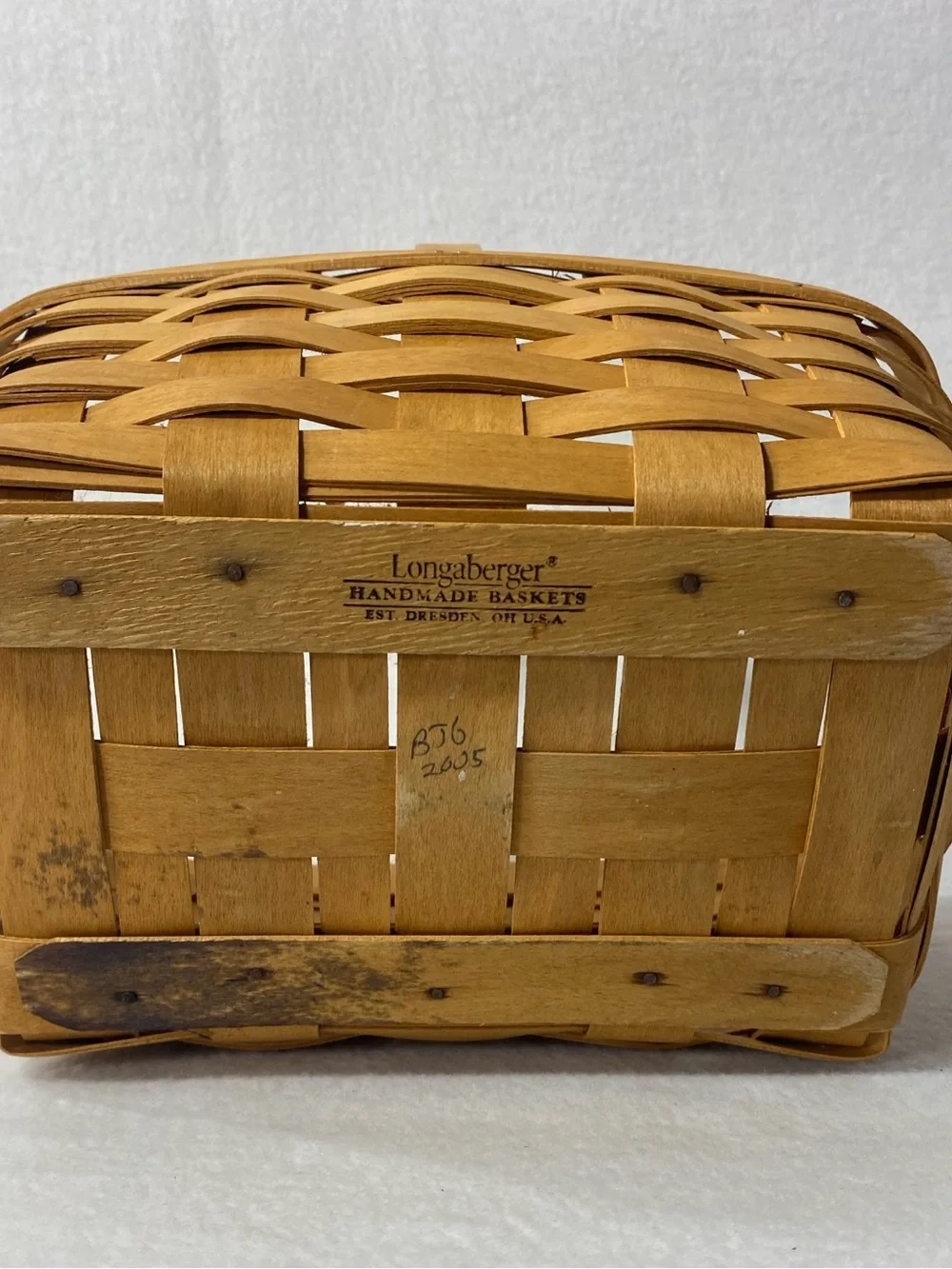 Longaberger 2005 Warm Brown Spring Basket